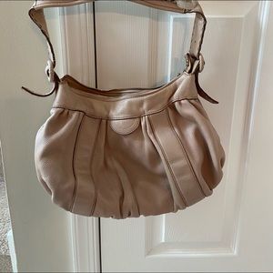 Cole Haan Purse Rose color with pleat details